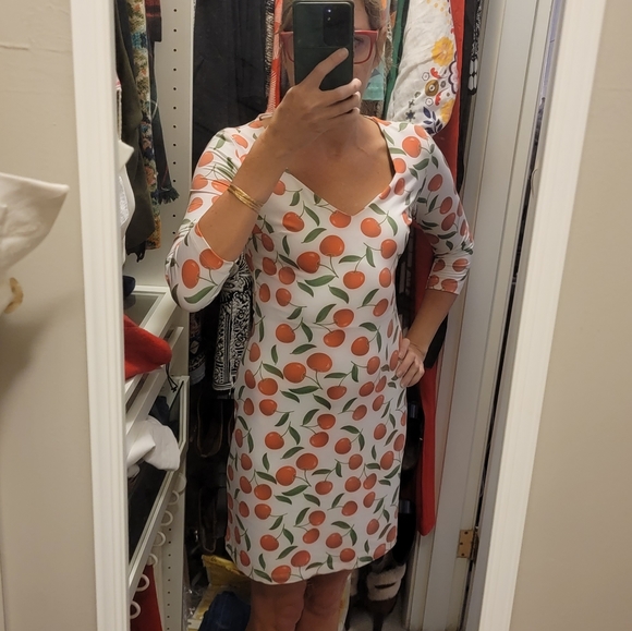 Cherry print mini dress - Picture 7 of 7